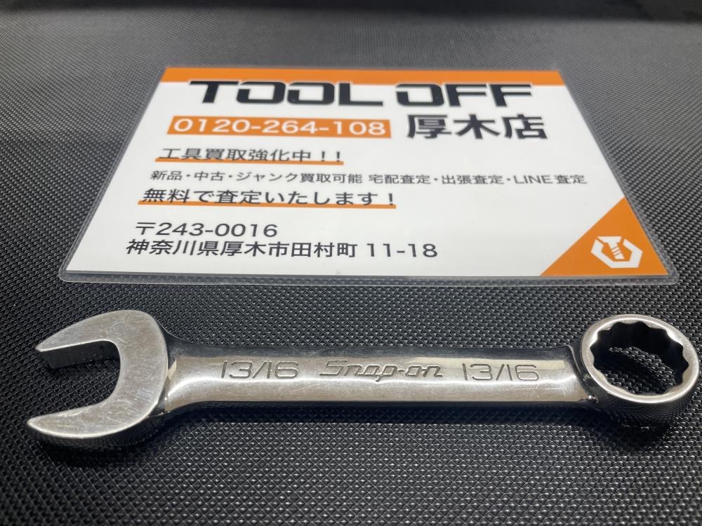 スナップオン Snap-on 13/16インチ ショートコンビネーションレンチ OEX260Bの中古 中古B使用感あり  《神奈川・厚木》中古工具販売の専門店│ ツールオフ厚木店 ｜中古工具販売のツールオフ