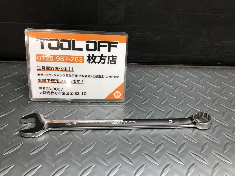 スナップオン Snap-on コンビネーションレンチ OEX24Bの中古 中古B使用感あり 《大阪・枚方》中古工具販売の専門店│ ツールオフ枚方店  ｜中古工具販売のツールオフ