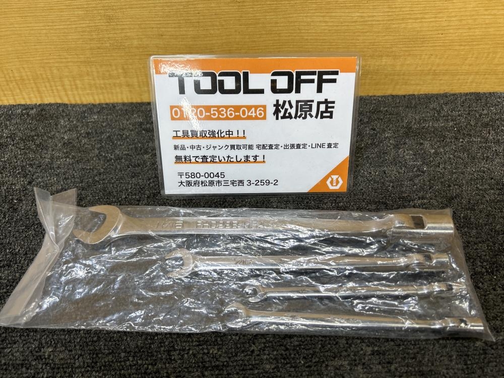 スナップオン Snap-on フレックスヘッドコンビネーションレンチ4 