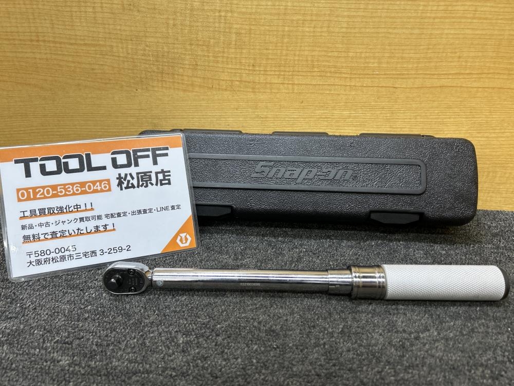 スナップオン Snap-on プリセットトルクレンチ QD1RN25B ※差し込み角6.35mm、5Nm～25Nmの中古 中古A(美品)  《大阪・松原》中古工具販売の専門店│ツールオフ松原店 ｜中古工具販売のツールオフ