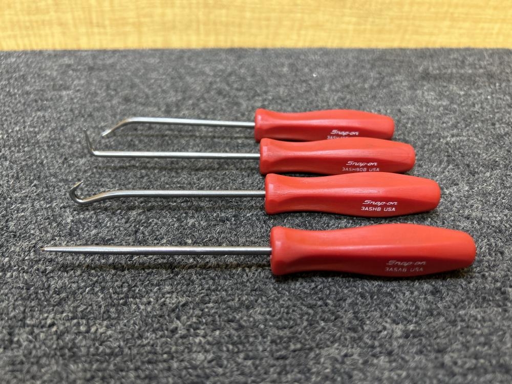 スナップオン Snap-on ピックツール4本セット 3ASAB・3ASHB・3ASH90B 