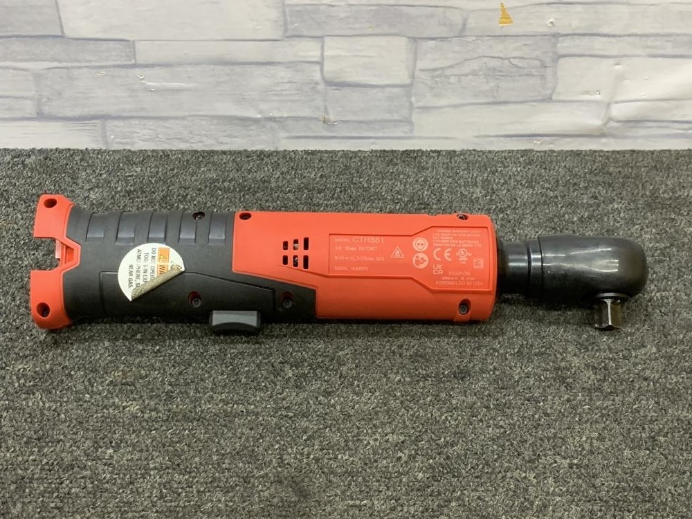 スナップオン Snap-on コードレスラチェット 14.4V CTR861DB スナップオン Snap-on コードレスラチェット 14.4V CTR861DB