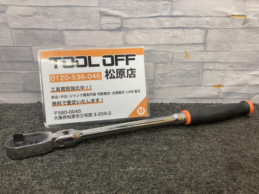 Snap-on スナップオン 3/8フレックスヘッドラチェット FHLF80Aの中古 中古C傷汚れあり  《大阪・松原》中古工具販売の専門店│ツールオフ松原店 ｜中古工具販売のツールオフ