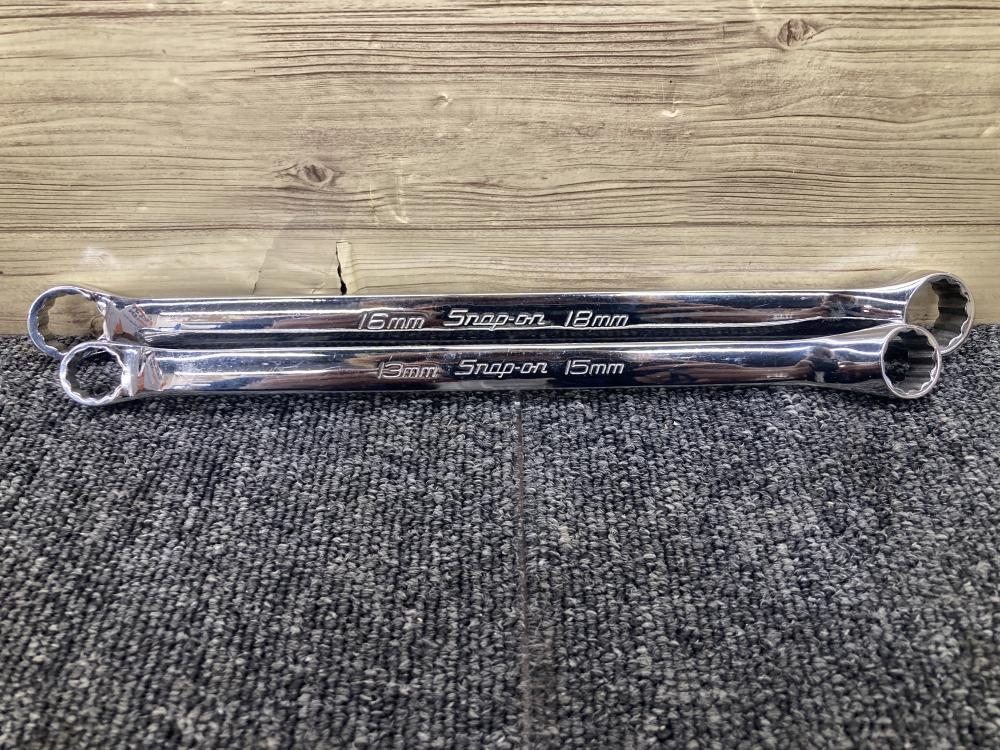 スナップオン Snap-on オフセットメガネレンチ2本セット XBM1315A+ 