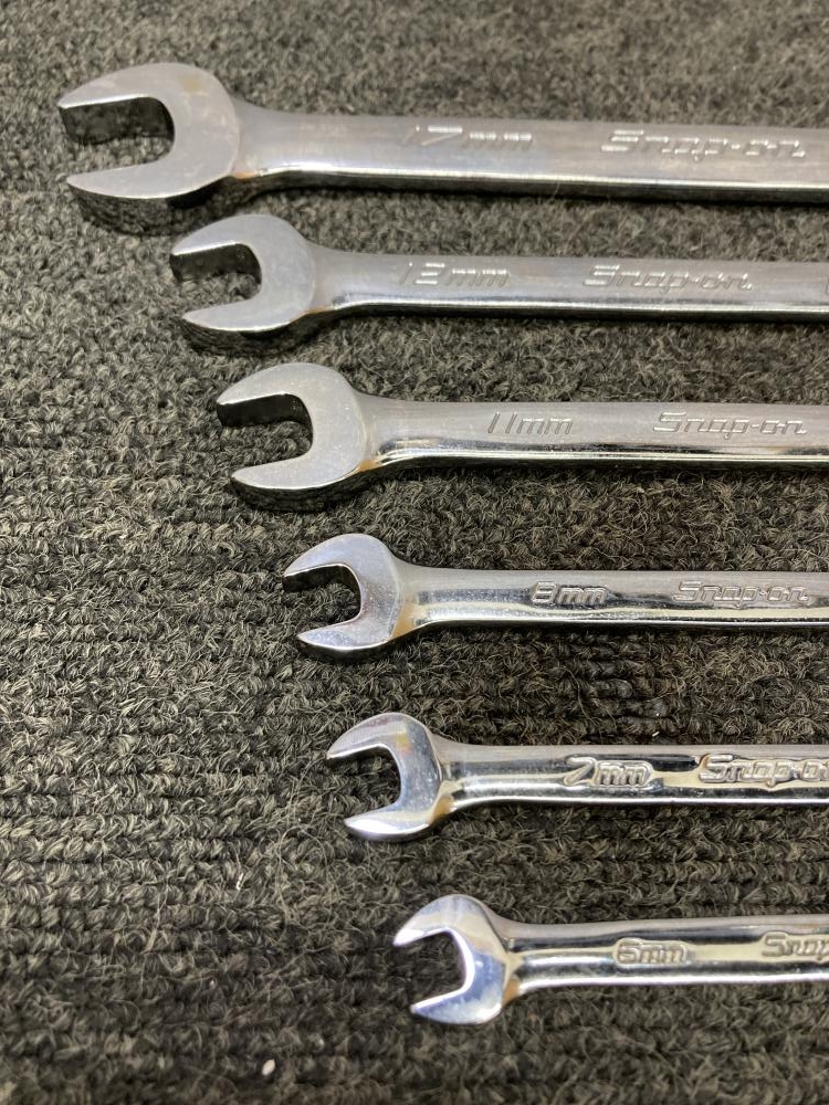 スナップオン Snap-on オープンエンドレンチ 6本セット VOM67B VOM78B VOM810B VOM1113Bの中古 中古C傷汚れあり  《大阪・松原》中古工具販売の専門店│ツールオフ松原店 ｜中古工具販売のツールオフ