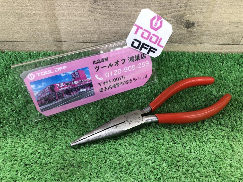 スナップオン Snap-on ロングノーズプライヤー 96ACPの中古 中古C傷