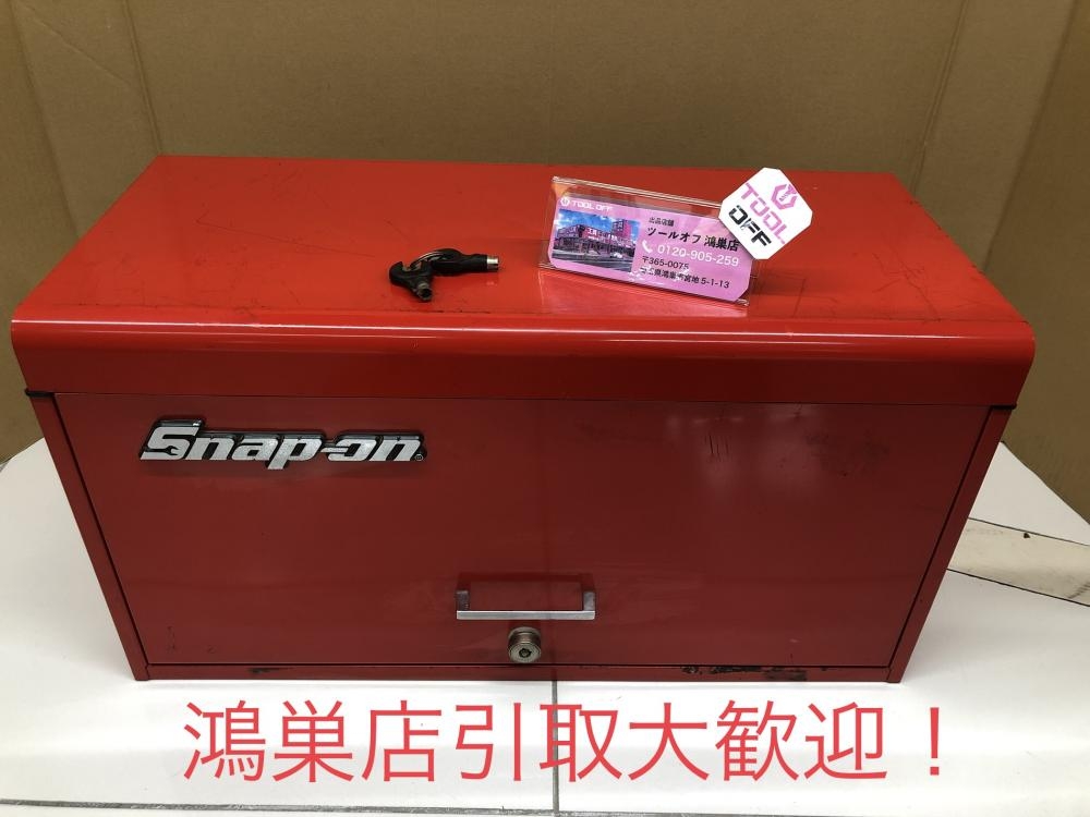 スナップオン Snap-on トップチェスト 工具箱 道具箱 KRA3055 *鍵2個付 現状品の中古 中古C傷汚れあり 《埼玉・鴻巣》中古工具販売の専門店│  ツールオフ鴻巣店 ｜中古工具販売のツールオフ