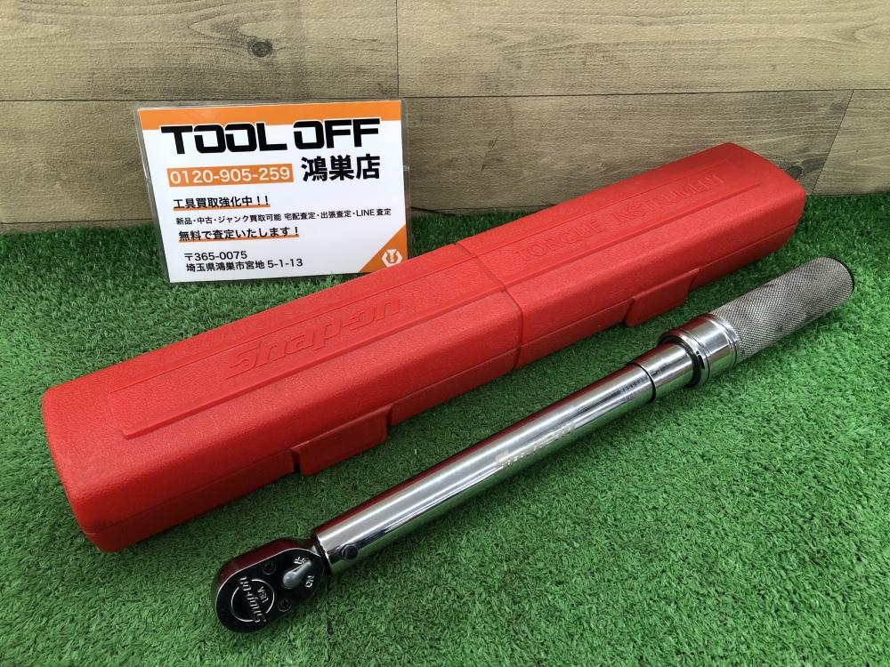 人気SALE安いSnap-on スナップオン トルクレンチ QD3RN200A 1/2 80ギア 40-200Nm トルクレンチ