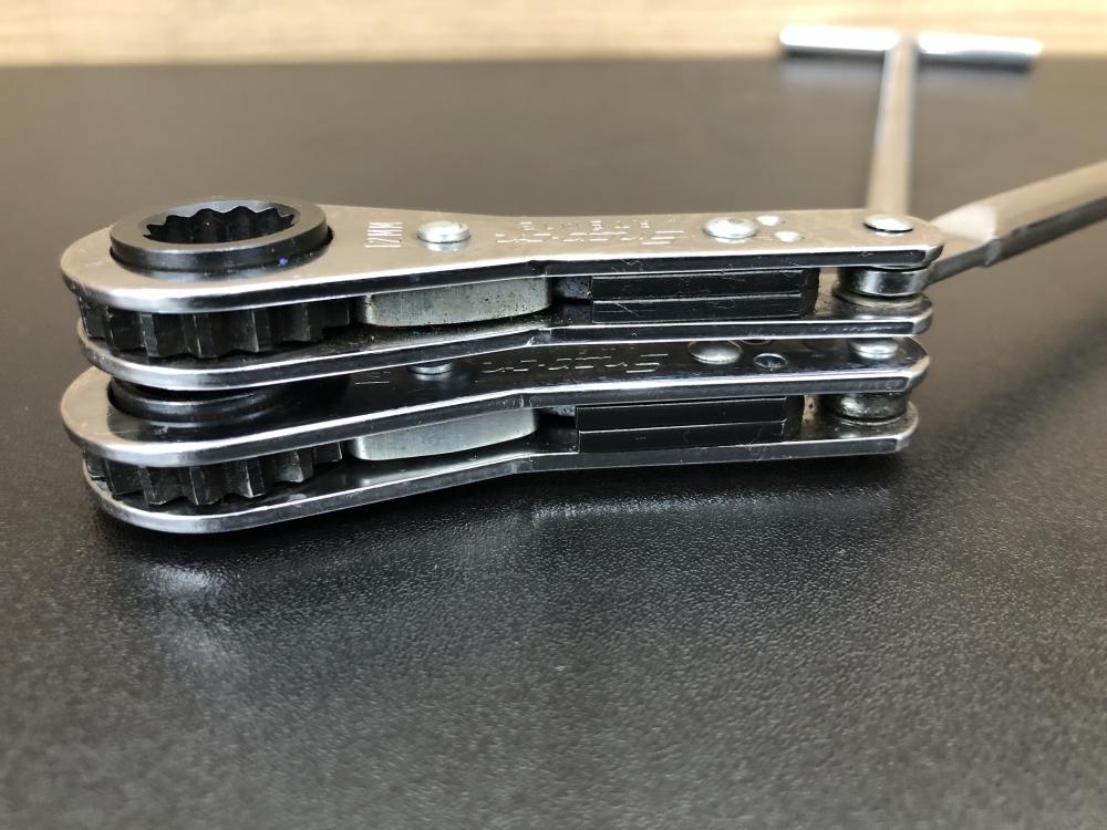 ΘΘSnap-on スナップオン ハンドツール T型ラチェットハンドルセット  程度B 2本セット 12mm~14mm 使用感有 RTBM12/RTBM14 スナップオン Snap-on Tハンドルラチェッティングボックス RTBM12/14の