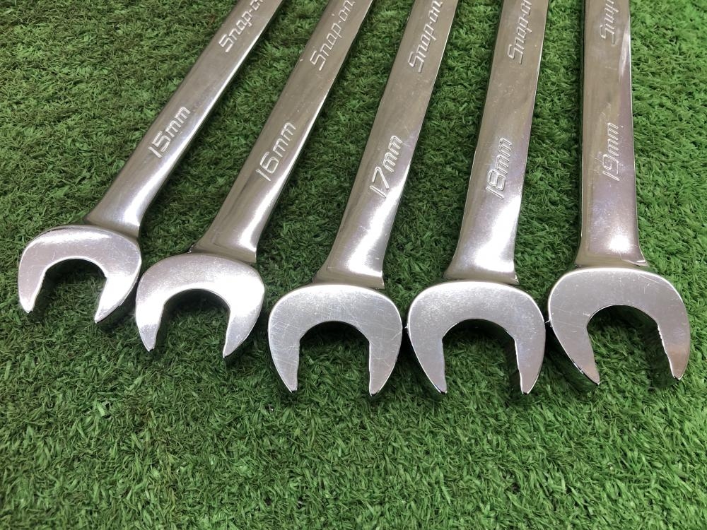 スナップオン Snap-on SOEXM 10mm~19mm 10mm～19mmコンビネーションレンチセット【市川行徳店】【店頭取引限定】【中古】管理番号：ITYP3S841N8K Snap-on スナップオン フランクドライブコンビネーションレンチ10mm