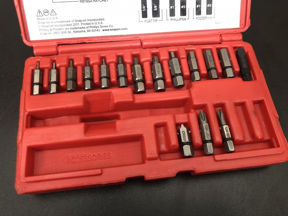 Snap-on スナップオン ビットケースセット PB46A他の中古 中古C傷汚れ