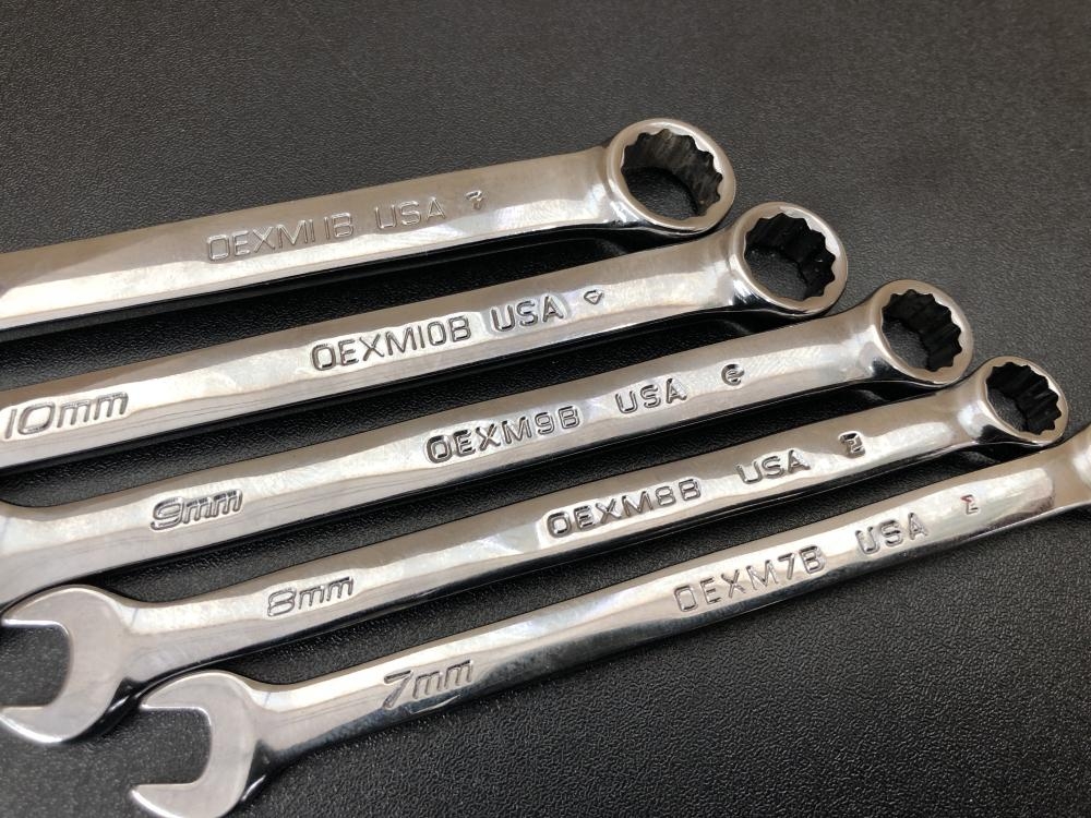 Snap-on スナップオン コンビネーションレンチ9本セット OEXM（7・8・9・10・11・12・13・14・15）の中古 中古C傷汚れあり  《埼玉・鴻巣》中古工具販売の専門店│ ツールオフ鴻巣店 ｜中古工具販売のツールオフ