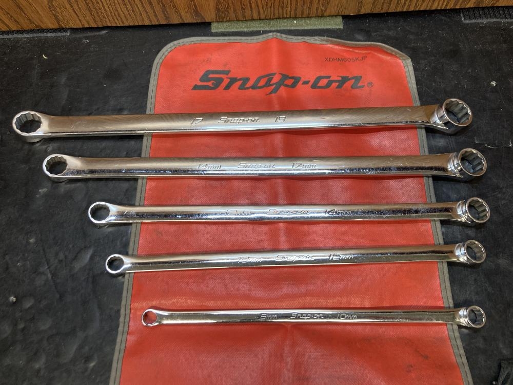 スナップオン【Snap-on】ストレートメガネレンチ5本セット