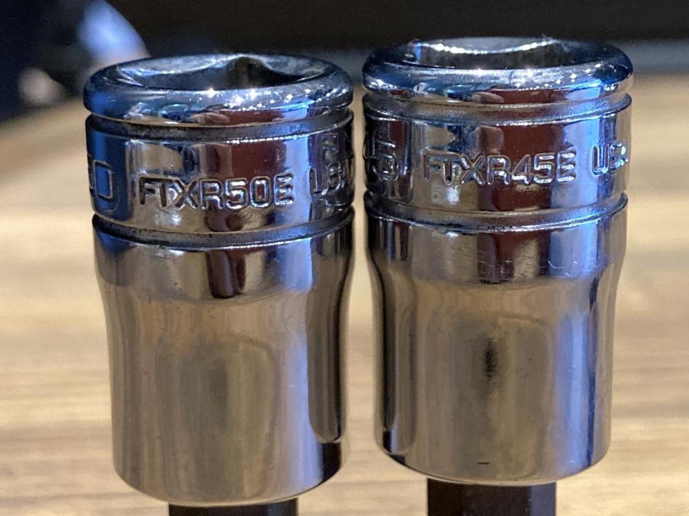 Snap-on 3/8トルクスソケット5個セット FTXR50Eの中古 中古B使用感あり