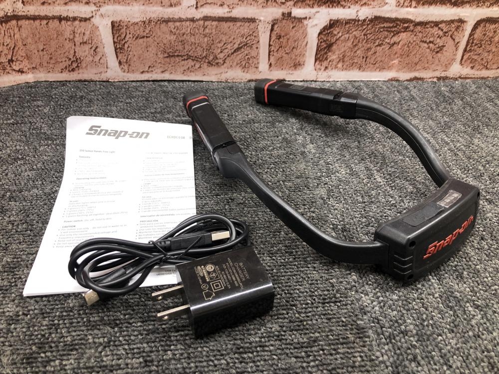 スナップオン Snap-on 充電式LED ショルダーライト ハンズフリーライト ECHDC038の中古 中古B使用感あり  《千葉・市原》中古工具販売の専門店│ ツールオフ千葉市原店 ｜中古工具販売のツールオフ