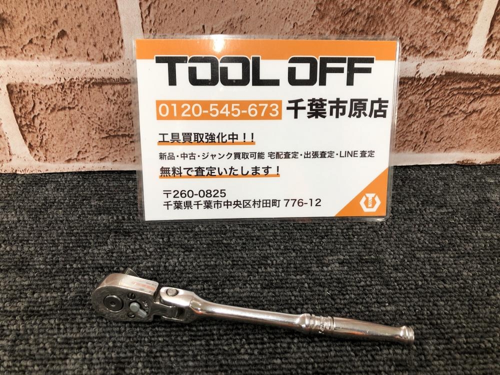 スナップオン Snap-on 3/8(9.5sq)フレックスヘッドラチェットハンドル FM711の中古 中古B使用感あり  《千葉・市原》中古工具販売の専門店│ ツールオフ千葉市原店 ｜中古工具販売のツールオフ