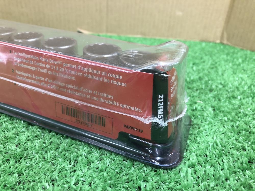 スナップオン 3/8セミディープソケットセット 212FMSYの中古 未
