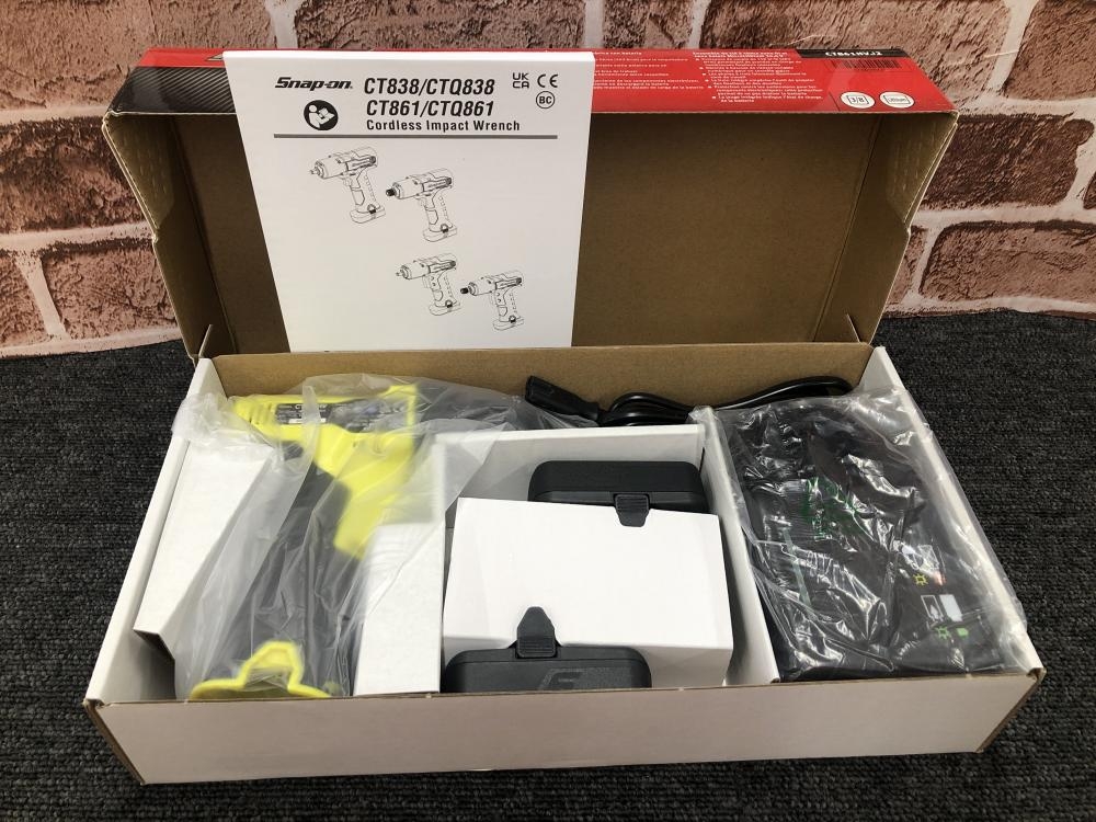 スナップオン 3/8コードレスインパクトレンチ CT861HVJ2の中古 スナップオン 3/8コードレスインパクトレンチ CT861HVJ2の中古