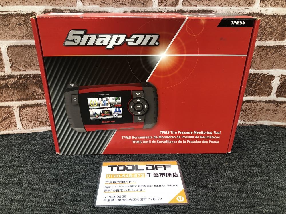 スナップオン Snapon タイヤ空気圧センサー専用スキャンツール TPMS4 ※長期保管品の中古 未使用品 《千葉・市原》中古工具販売の