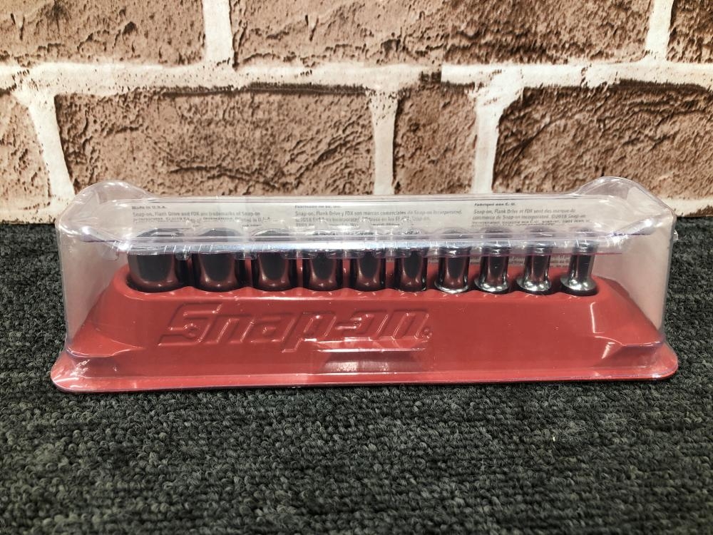 Snap-on ディープソケット 11本セット【市川行徳店】【店頭取引限定】【中古】管理番号：IT66N9NAAK1U スナップオン Snap-on 1/4セミディープソケットセット 110YTMSYの中古