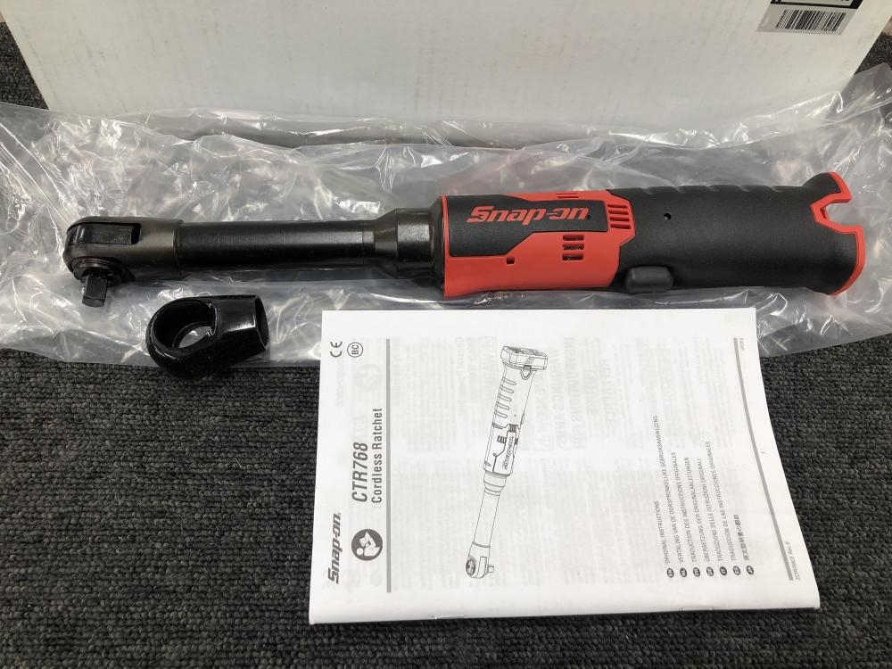 スナップオン Snap-on 14.4V 3/8コードレスロングネックラチェットレンチ CTR768DBの中古 未使用品  《千葉・市原》中古工具販売の専門店│ ツールオフ千葉市原店 ｜中古工具販売のツールオフ