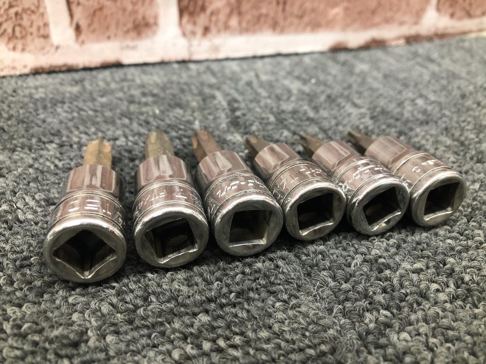 スナップオン 3/8トルクスソケット6個セット FTX27E.30E.40E.45E.47E