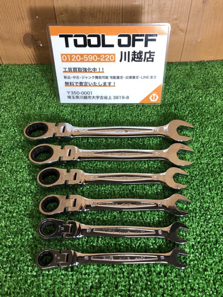 MACTOOLS マックツール コンビラチェッティングレンチ RWF8/10/12/14/17/19の中古 中古A(美品)  《埼玉・川越》中古工具販売の専門店│ ツールオフ川越店 ｜中古工具販売のツールオフ