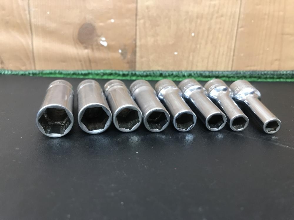 MACTOOLS ディープソケットセット【中古】IT18K4GXHRVC 2026年最新】Yahoo!オークション -マックツール 1／4 ディープソケット