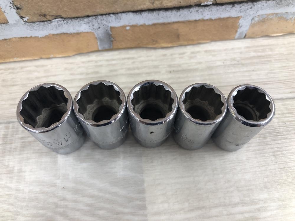 MACTOOLS マックツールズ 1/2ソケット10個 V2 10MMR~19の中古 中古C傷 MACTOOLS マックツールズ 1/2ソケット10個 V2 10MMR~19の中古 中古C傷