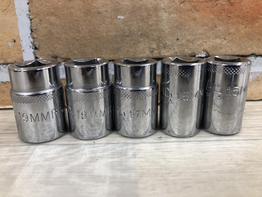 マックツール MacTools 1/2 ソケット10本セット 10mm～19mm（1mm刻み