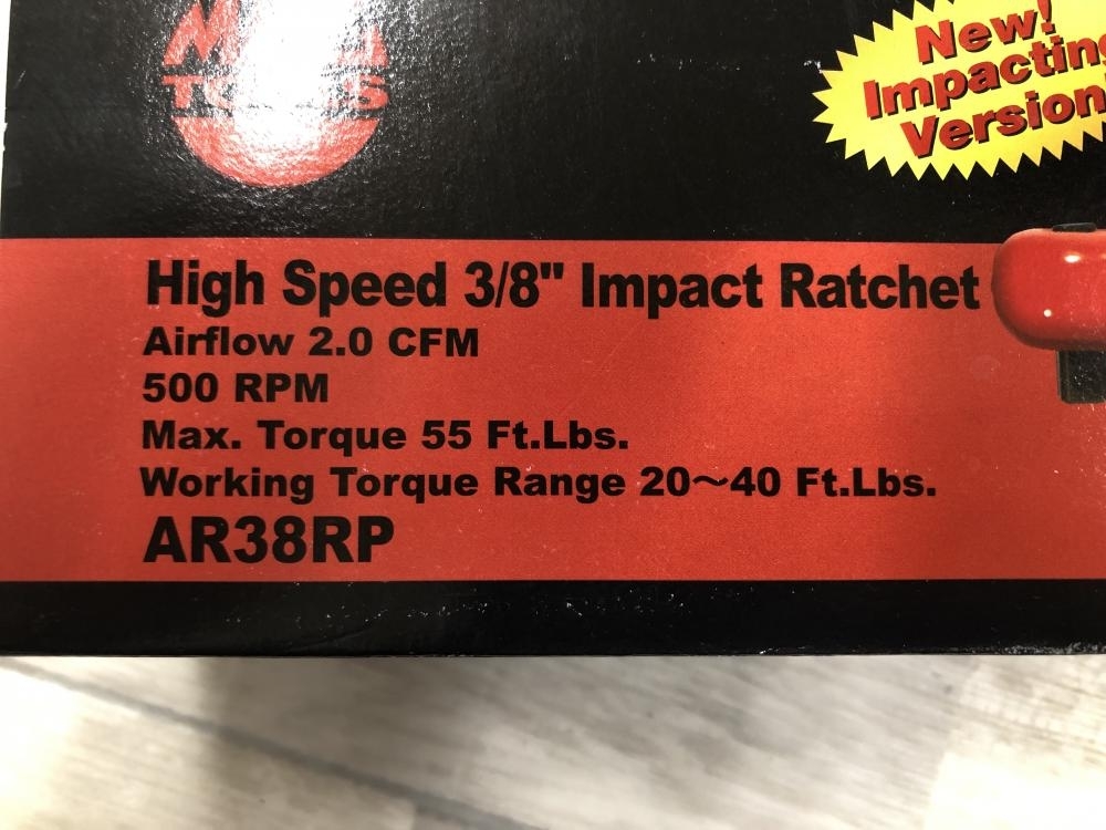 マックツール MACTOOLS 3/8エアインパクトラチェット AR38RPの中古 未