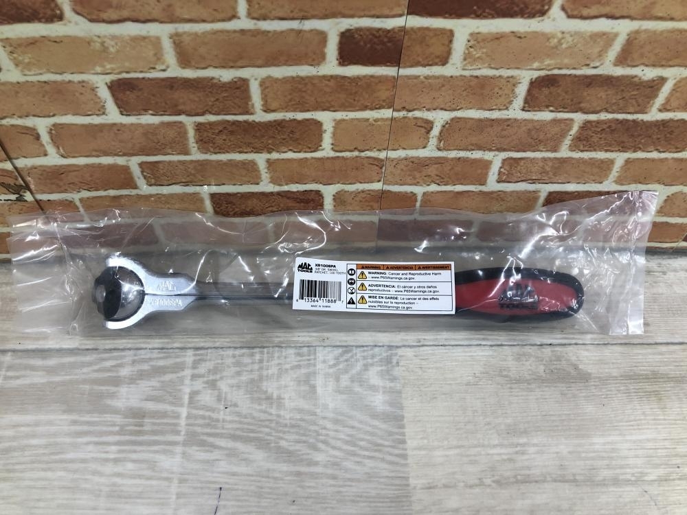 MACTOOLS 3/8スイベルラチェット XR100SPAの中古 未使用品 MACTOOLS 3/8スイベルラチェット XR100SPAの中古 未使用品