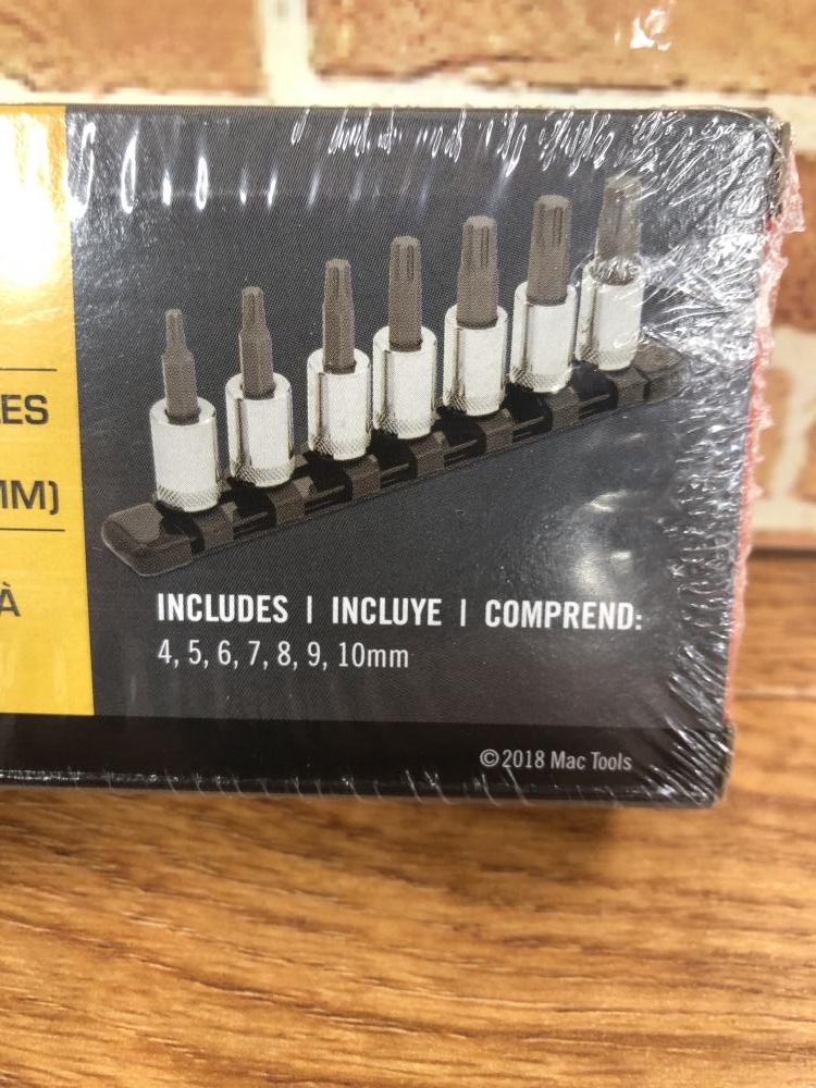 MACTOOLS メトリックショートアドバンスドヘックスソケット
