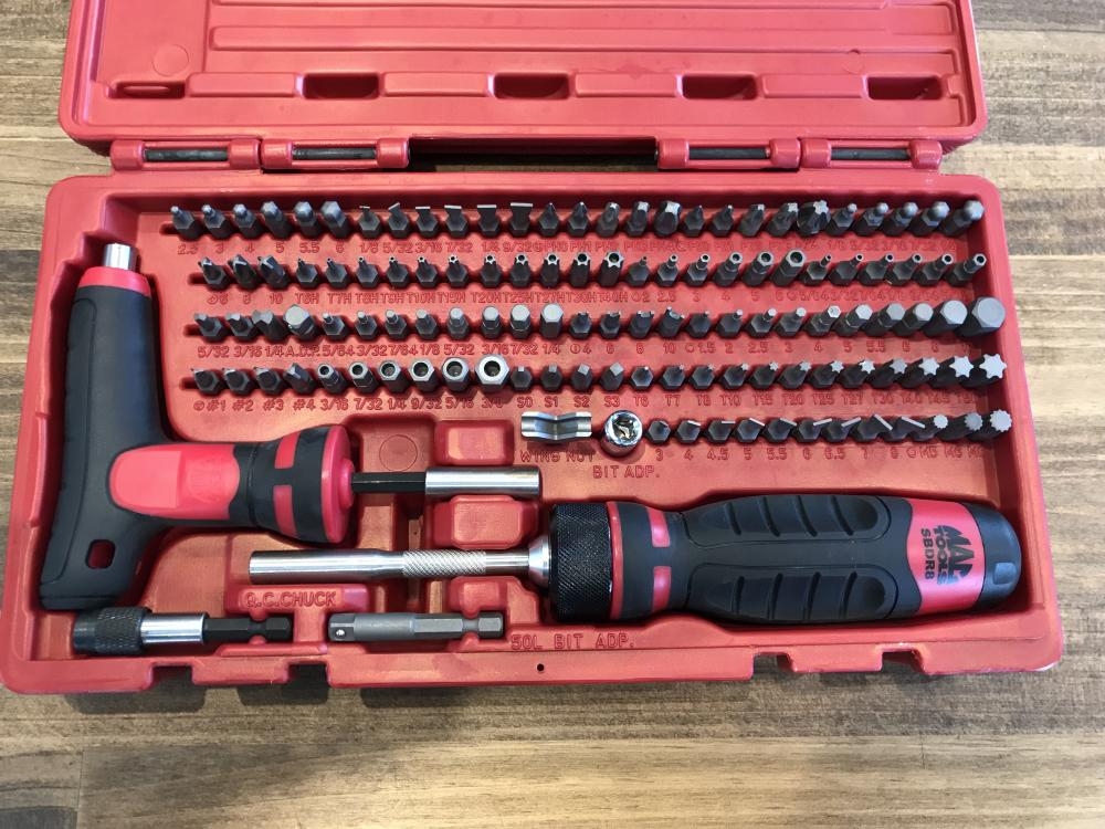 MACTOOLS 123pcドライバービットセット SBDR123SAの中古 中古A(美品) 《千葉》中古工具販売の専門店│ ツールオフ千葉幕張店  ｜中古工具販売のツールオフ