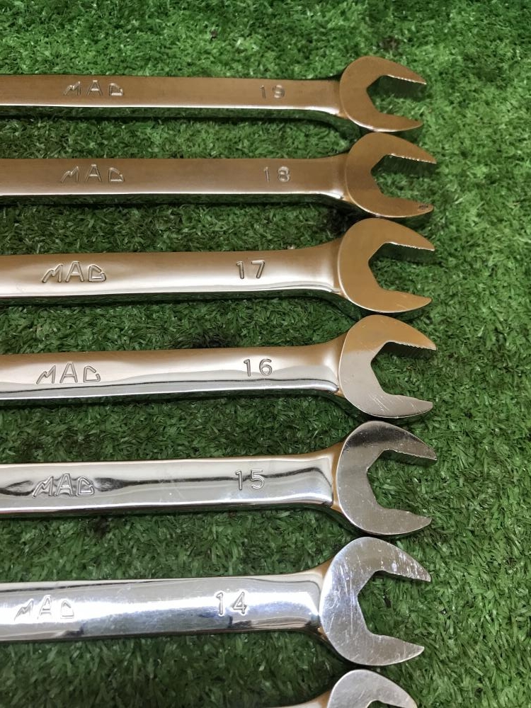 MAC TOOLS ラチェットコンビレンチ 10本セット MAC RW28MM～RW219MMの中古 使用禁止中古  《宮城・仙台》中古工具販売の専門店│ ツールオフ仙台南店 ｜中古工具販売のツールオフ