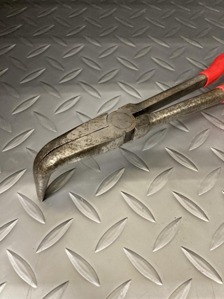 MACTOOLS 90度ベントノーズロングリーチプライヤー P114BN90の中古