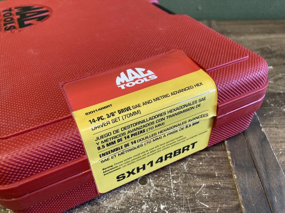 MACTOOLS 3/8アドバンスドヘックスソケットセット SXH14RBRTの
