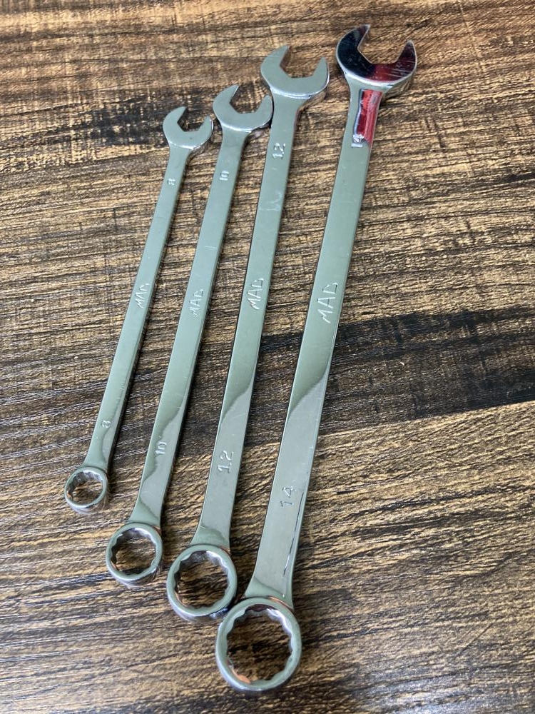 MACTOOLS マックツールズ コンビネーションレンチ 4本セット M8CLR