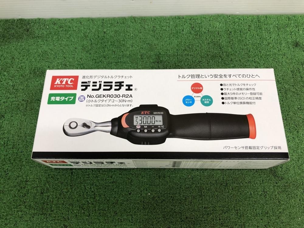 KTC 充電式デジラチェ GEKR030-R2Aの中古 未使用品 《埼玉・川越》中古工具販売の専門店│ ツールオフ川越店 ｜中古工具販売のツールオフ