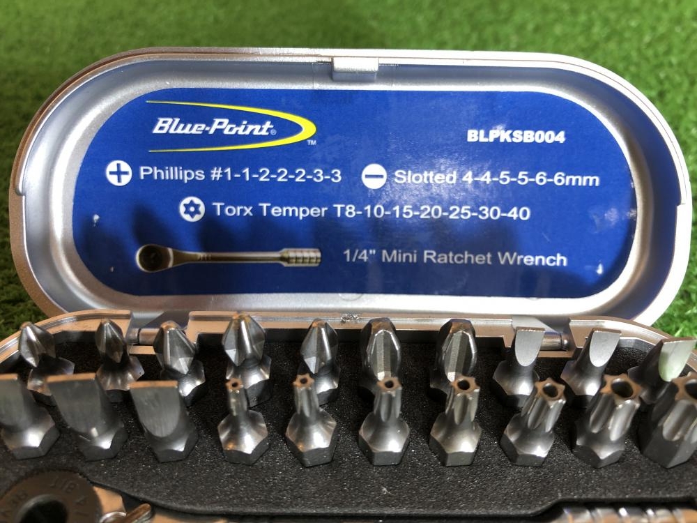 Blue-Point ブルーポイント 1/4ビットラチェットセット BLPKSB004の中古 中古B使用感あり 《埼玉・川越》中古工具販売の専門店│  ツールオフ川越店 ｜中古工具販売のツールオフ