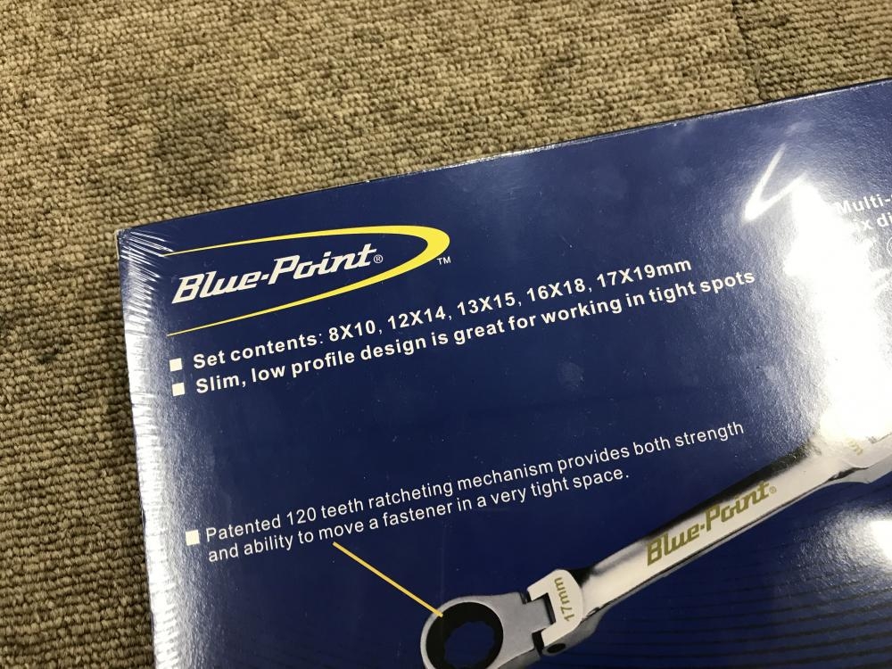 Blue-Point ダブルフレックスラチェット メガネレンチセット BLPRMSS706Fの中古 未使用品 《千葉》中古工具販売の専門店│  ツールオフ千葉幕張店 ｜中古工具販売のツールオフ