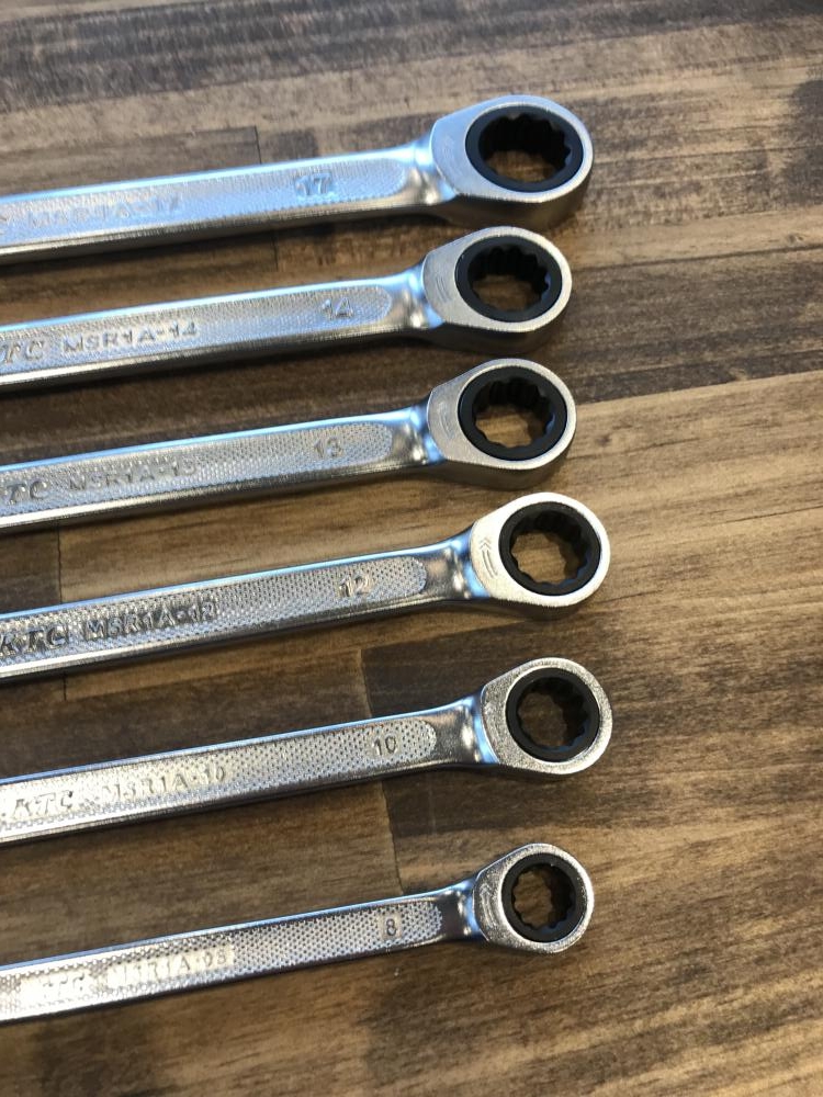 KTC ラチェットコンビネーションレンチ 6本 スピンナハンドル セット KTC スピンナハンドル BS3E 六角棒レンチ HL259SP - メルカリ KTC