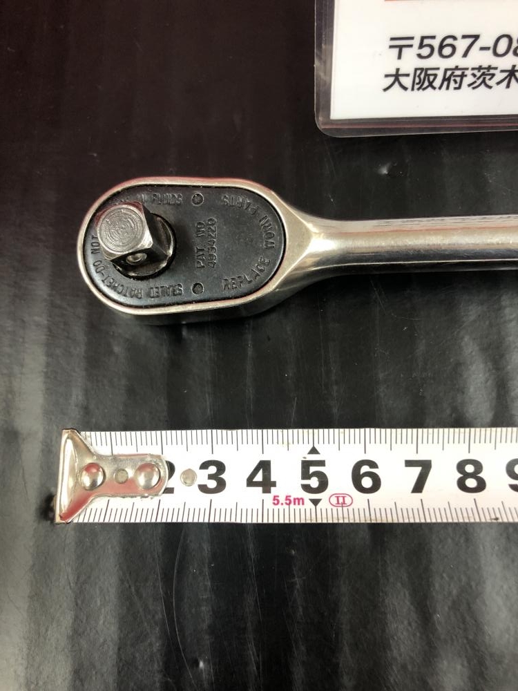 Snap-on スナップオン 3/8ラチェットハンドル FH936の中古 中古C傷汚れあり 《大阪・茨木》中古工具販売の専門店│ ツールオフ茨木店  ｜中古工具販売のツールオフ