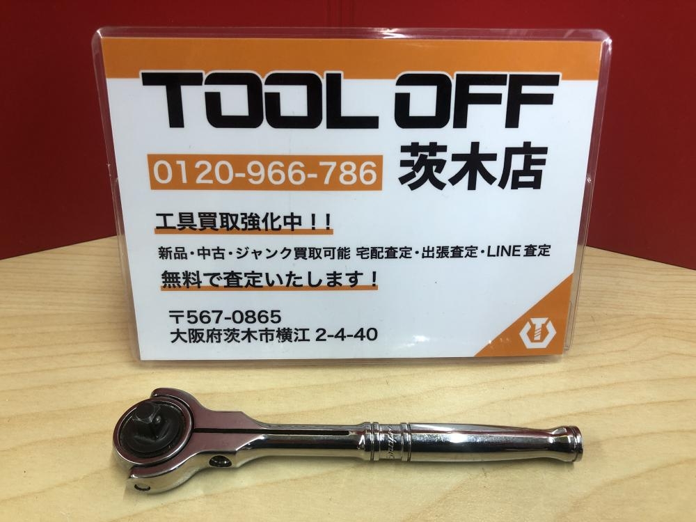 Snap-on 1/4スイベルラチェットハンドル TM738の中古 中古B使用感あり 《大阪・茨木》中古工具販売の専門店│ ツールオフ茨木店  ｜中古工具販売のツールオフ