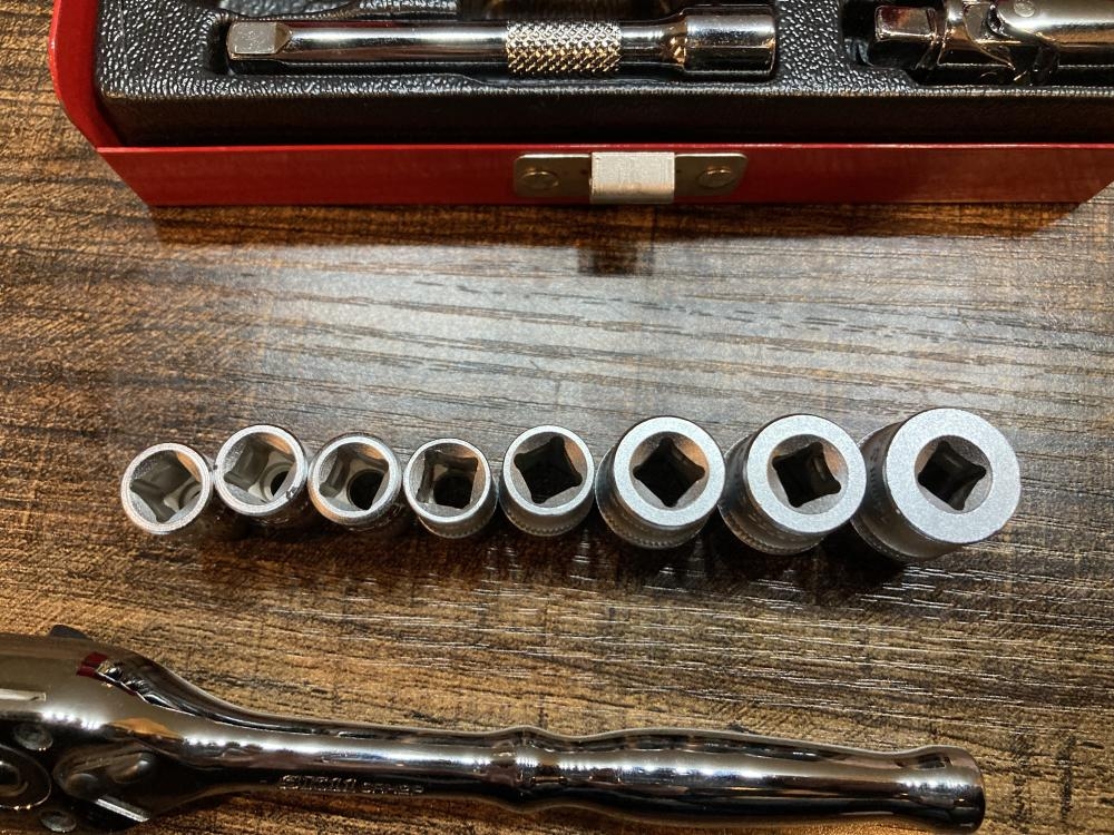 SK11 1/4ラチェットソケットセット セット品番不明 ラチェット品番