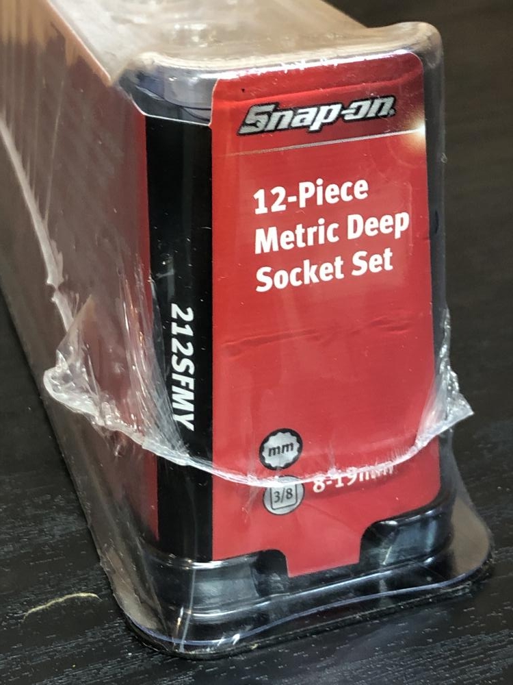 Snap-on スナップオン 3/8ディープソケットセット 212SFMYの中古 未使用品 《埼玉・川越》中古工具販売の専門店│ ツールオフ川越店  ｜中古工具販売のツールオフ