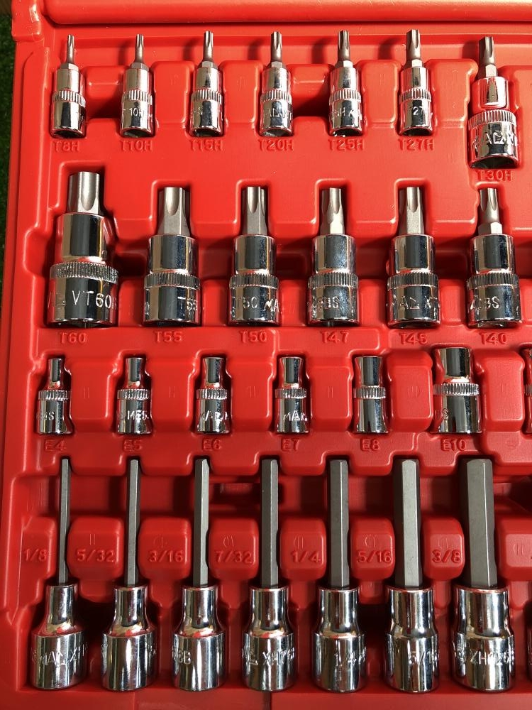 MACTOOLS マックツール トルクスヘックスソケットセット