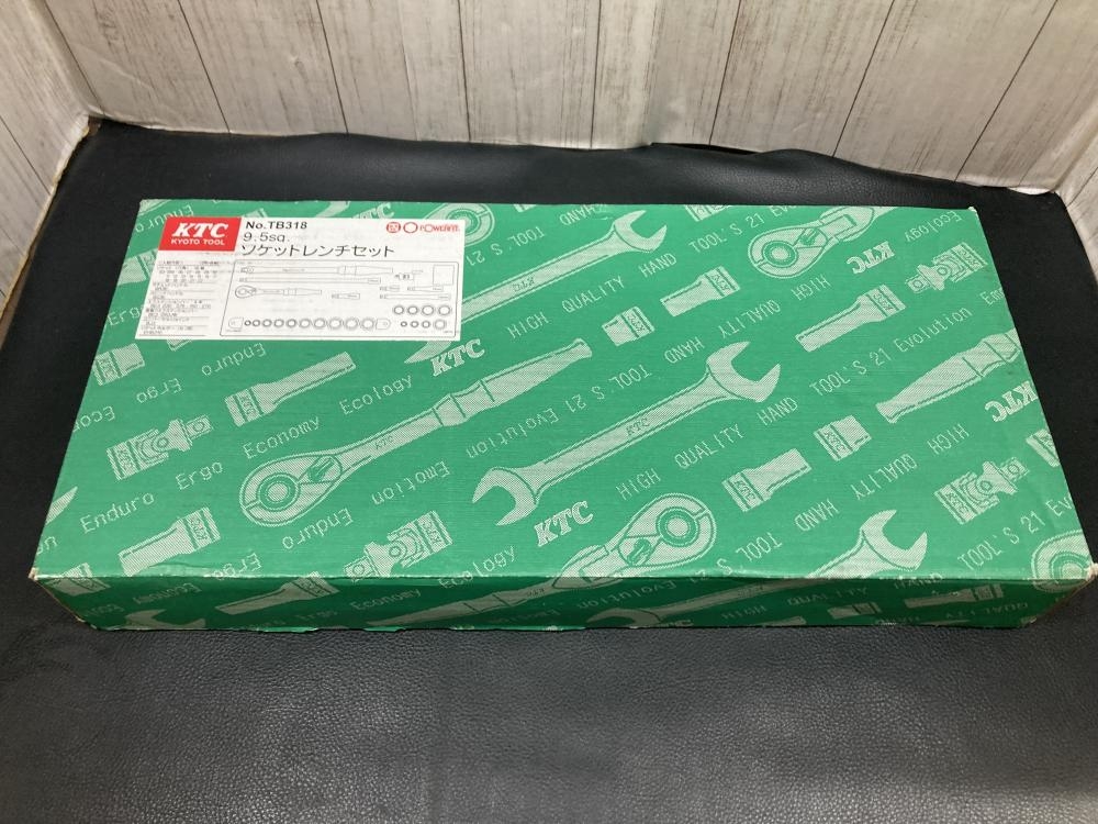 KTC 9.5Sqソケットレンチセット TB318の中古 未使用品 《横浜・青葉》中古工具販売の専門店│ ツールオフ横浜店 ｜中古工具販売のツールオフ