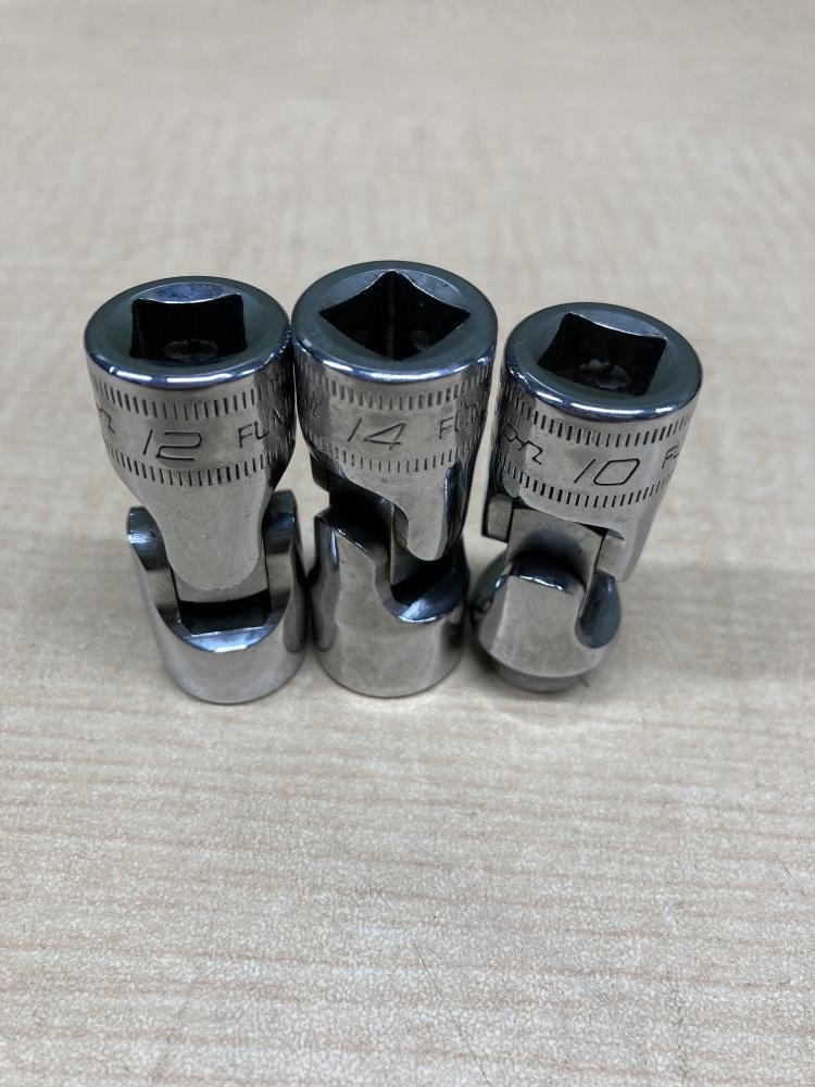 Snap-on スナップオン 3/8ユニバーサルシャローソケット FUM14、12、10  