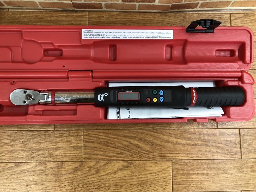 MACTOOLS 3/8デジタルトルクレンチ TWXA100FD-JPの中古 未使用品 《東京・八王子》中古工具販売の専門店│ ツールオフ八王子店  ｜中古工具販売のツールオフ